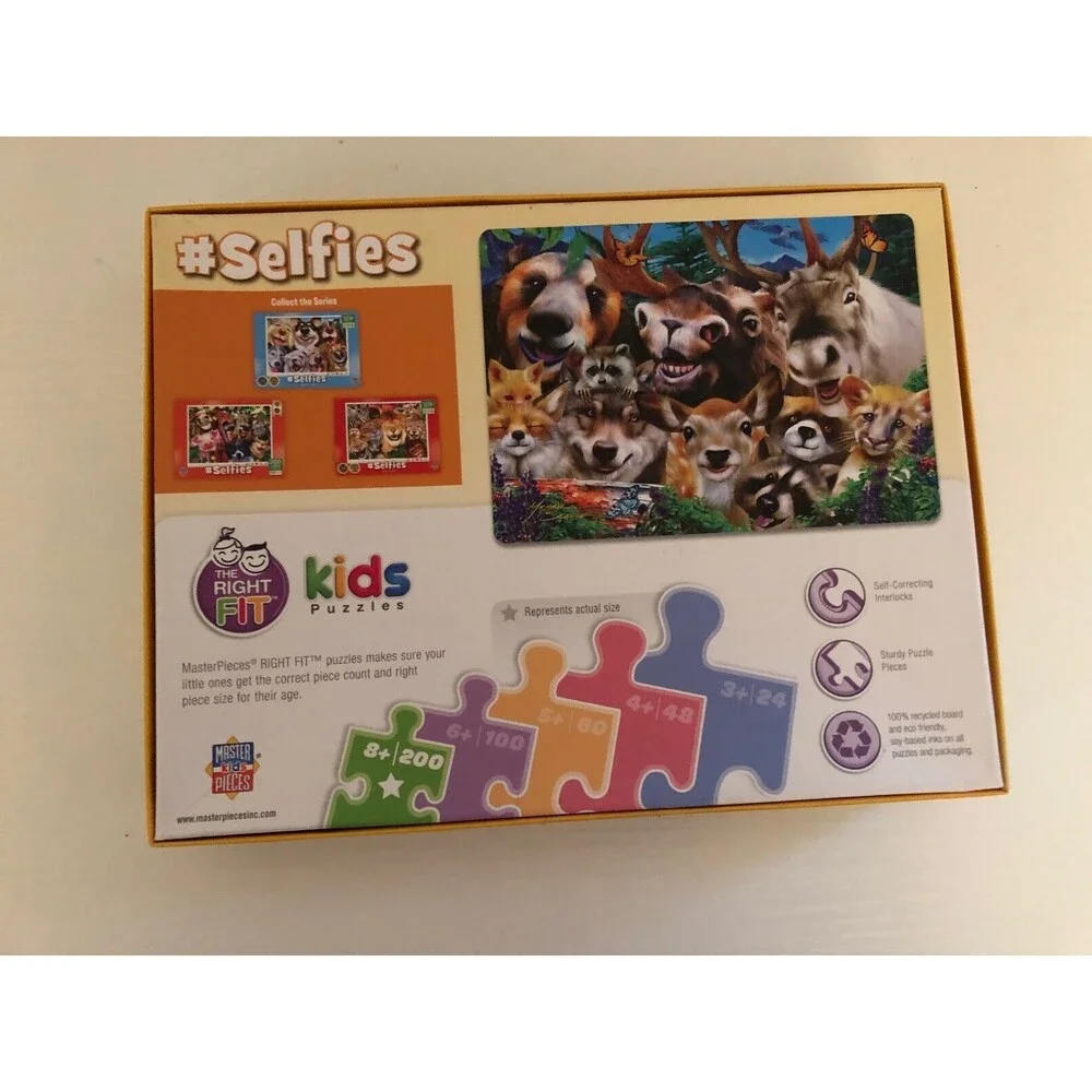 Selfies: Woodland Wackiness Animals‎ Puzzle (200pc)